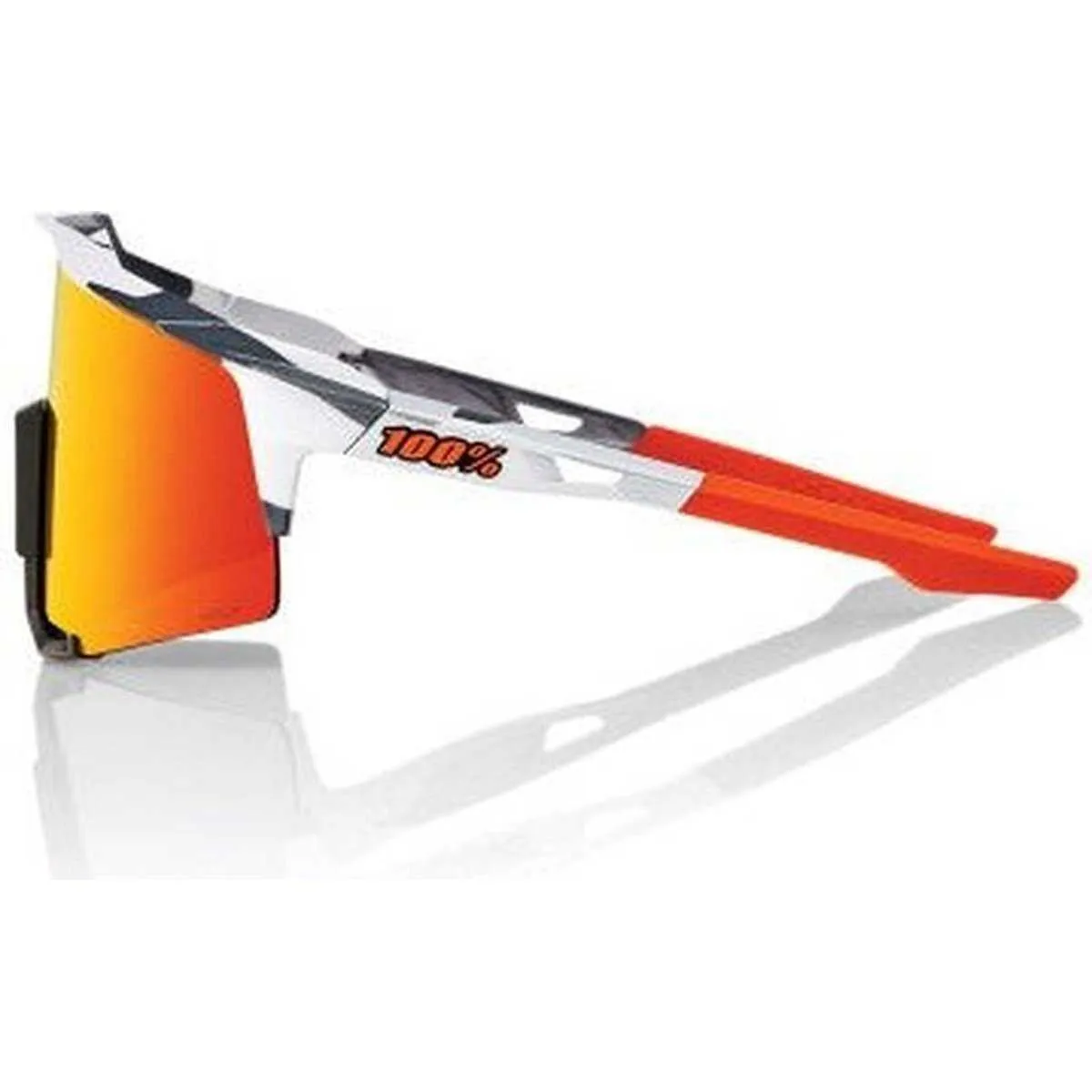 100% 60007-00010 Speedcraft Sunglasses Soft Tact Gray Camo with HiPER Red Lens