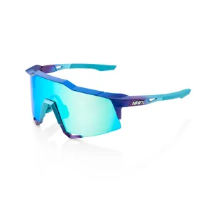 100 Percent Speedcraft Sunglasses Matte Metallic/Blue Topaz Lens