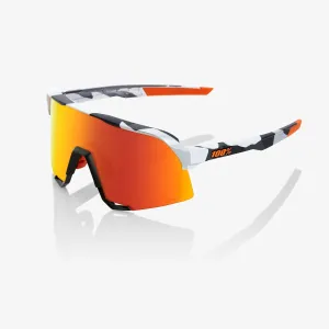 100 Percent Sunglasses - S3 - Soft Tact Grey Camo - HiPER® Red Multilayer Mirror Lens