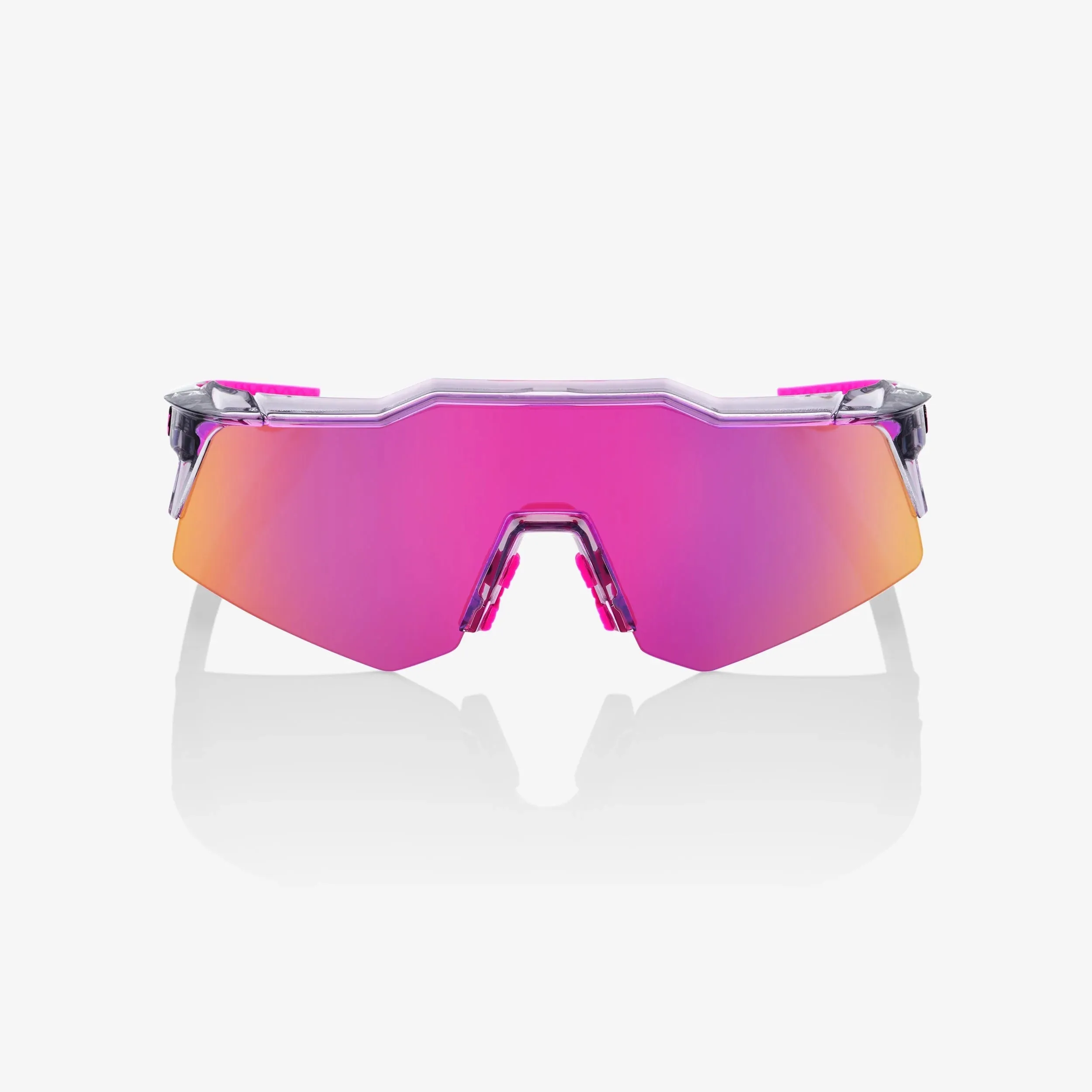 100% Speedcraft XS Tokyo Night Sunglasses, Purple Multilayer Mirror Lens