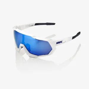 100% - SpeedTrap - Matte White/HiPER Blue Multilayer (61023-000-76)