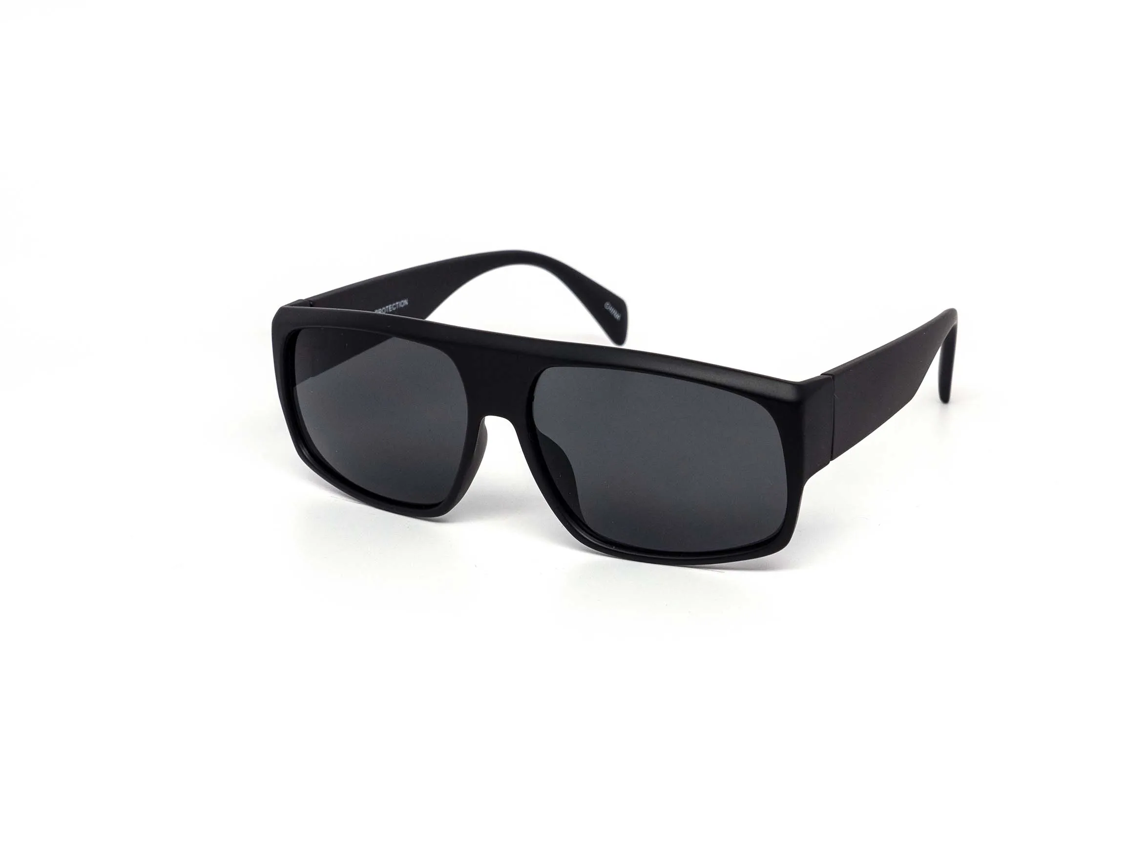 12 Pack: Black-on-black No Label Locs Style Wholesale Sunglasses
