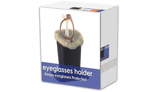 2 PACK: Upright Eyeglasses Holder With Soft Plush Lining - Ships Same/Next Day!