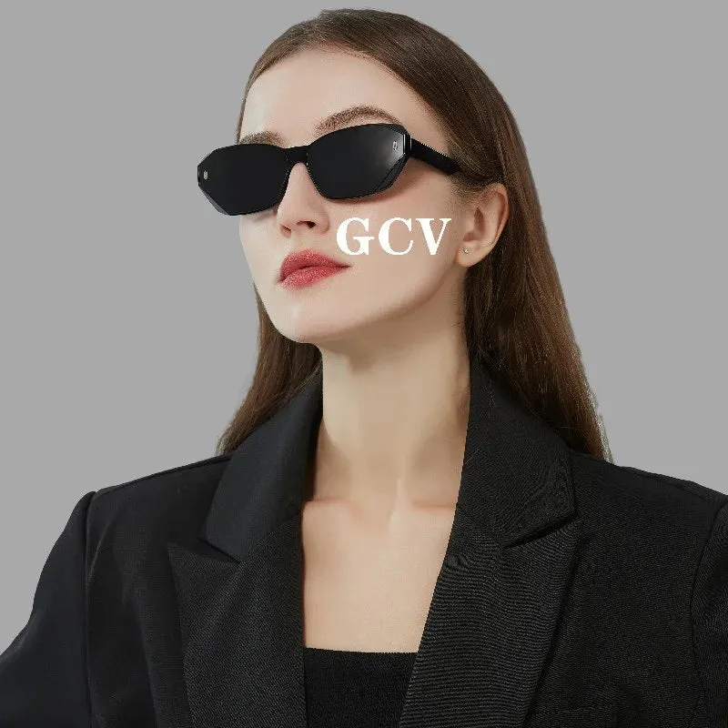 Acetate Cat Eye Polarized Sunglasses Women UV400 Fashion Eyewear