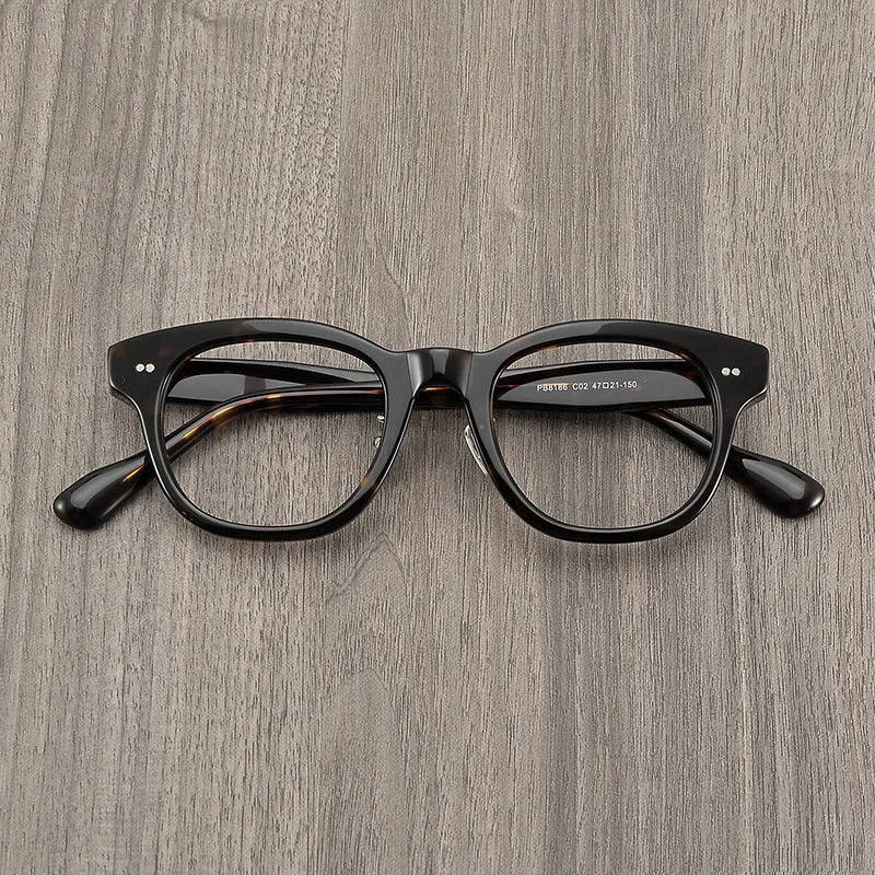 Acetate Round Glasses Frames SC8186