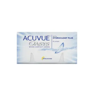 ACUVUE OASYS contact lenses - 2-week lenses for day and night with 3 dpt and BC 8.8 - UV protection, drying out protection & extremely comfortable to wear - 6 lenses