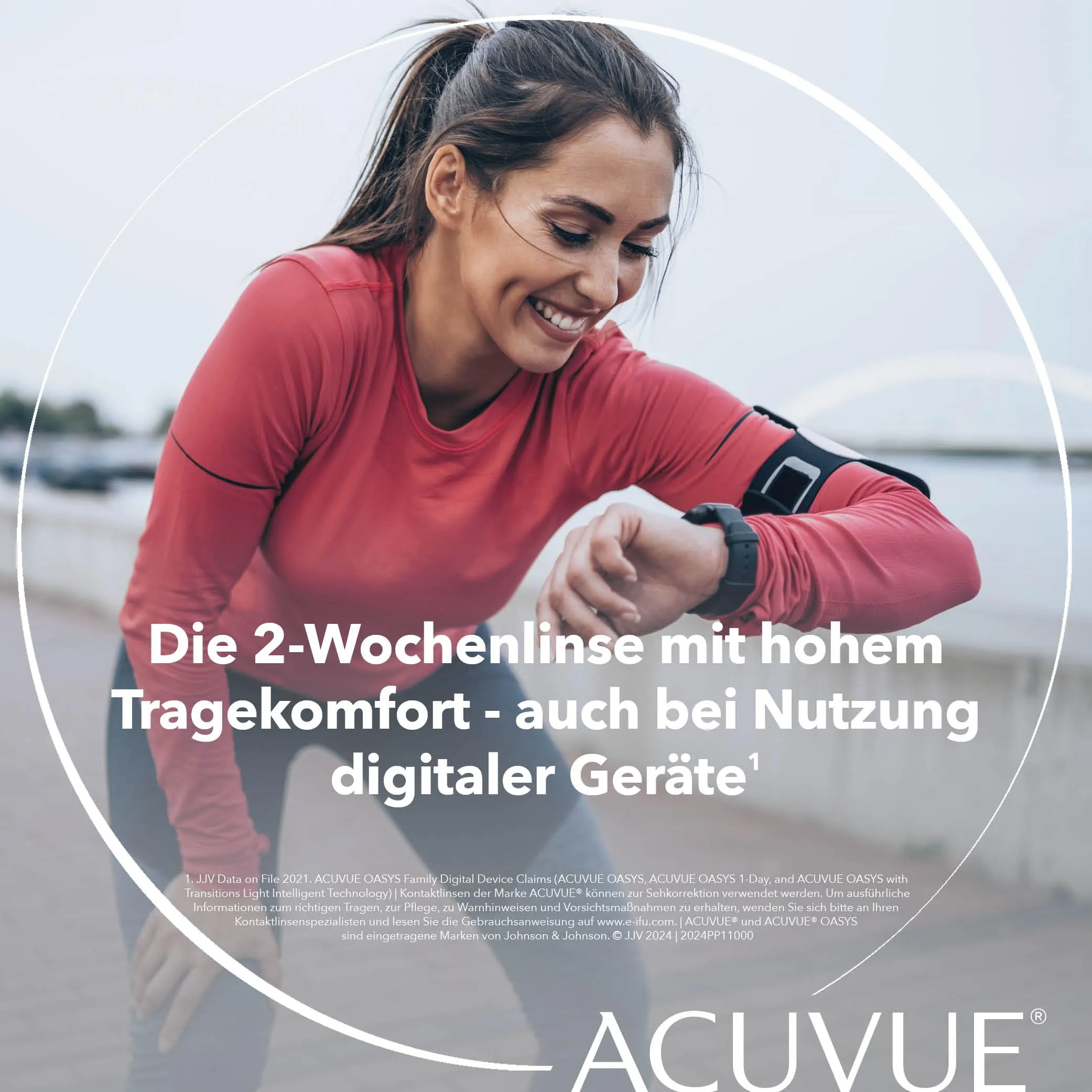 ACUVUE OASYS contact lenses - 2-week lenses for day and night with -4.5 dpt and BC 8.4 - UV protection, protection against drying out & extremely comfortable to wear - 6 lenses