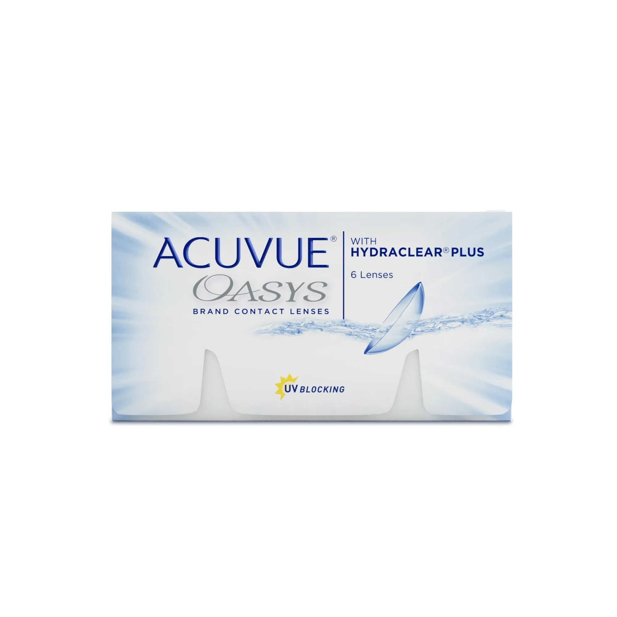 ACUVUE OASYS contact lenses - 2-week lenses for day and night with 4.75 dpt and BC 8.8 - UV protection, drying out protection & extremely comfortable to wear - 6 lenses