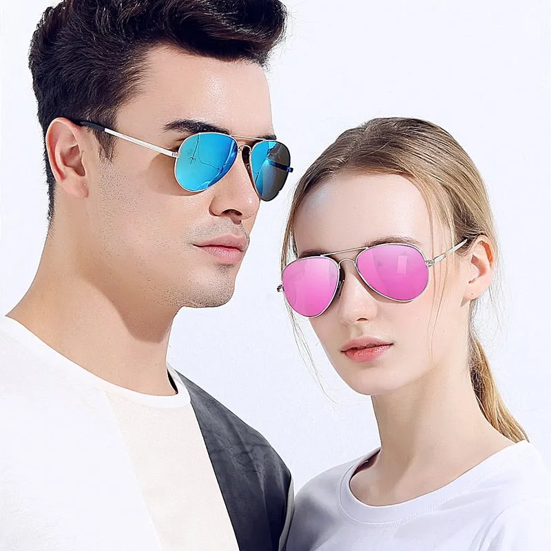 Aidien Unisex Full Rim Alloy Round Myopic Reading Glasses Sunglasses  6606