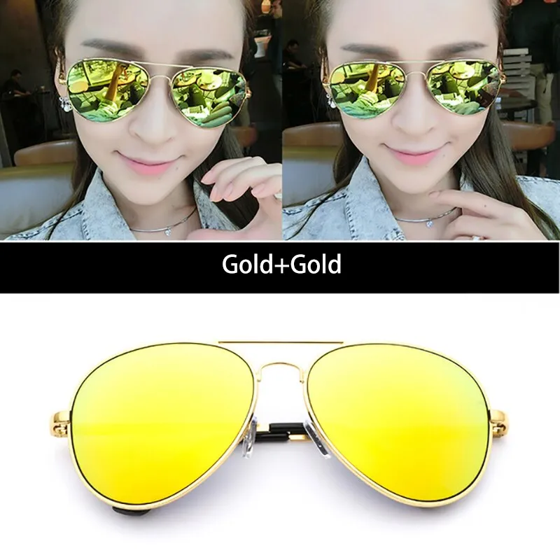 Aidien Unisex Full Rim Alloy Round Myopic Reading Glasses Sunglasses  6606