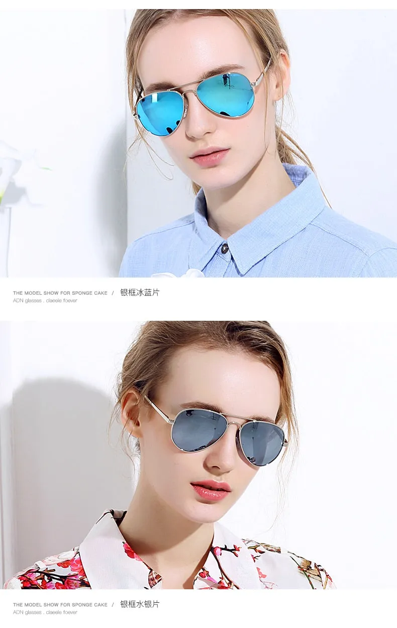 Aidien Unisex Full Rim Alloy Round Myopic Reading Glasses Sunglasses  6606