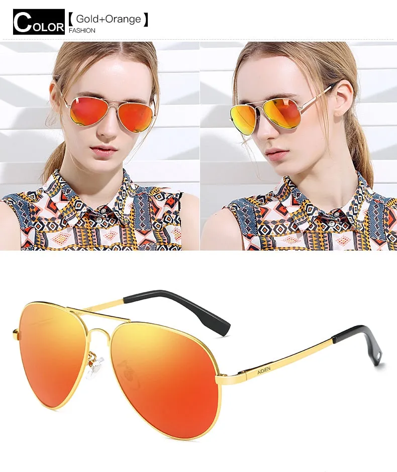 Aidien Unisex Full Rim Alloy Round Myopic Reading Glasses Sunglasses  6606