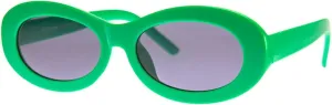A.J. Morgan Women's Vintage-Inspired Oval Cat-Eye Sunglasses