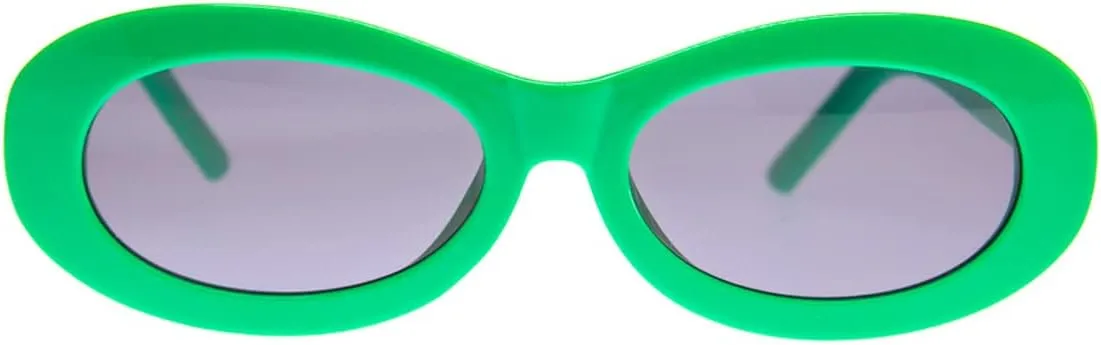 A.J. Morgan Women's Vintage-Inspired Oval Cat-Eye Sunglasses