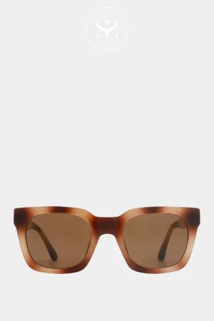 A.KJAERBEDE NANCY DEMI BROWN SUNGLASSES