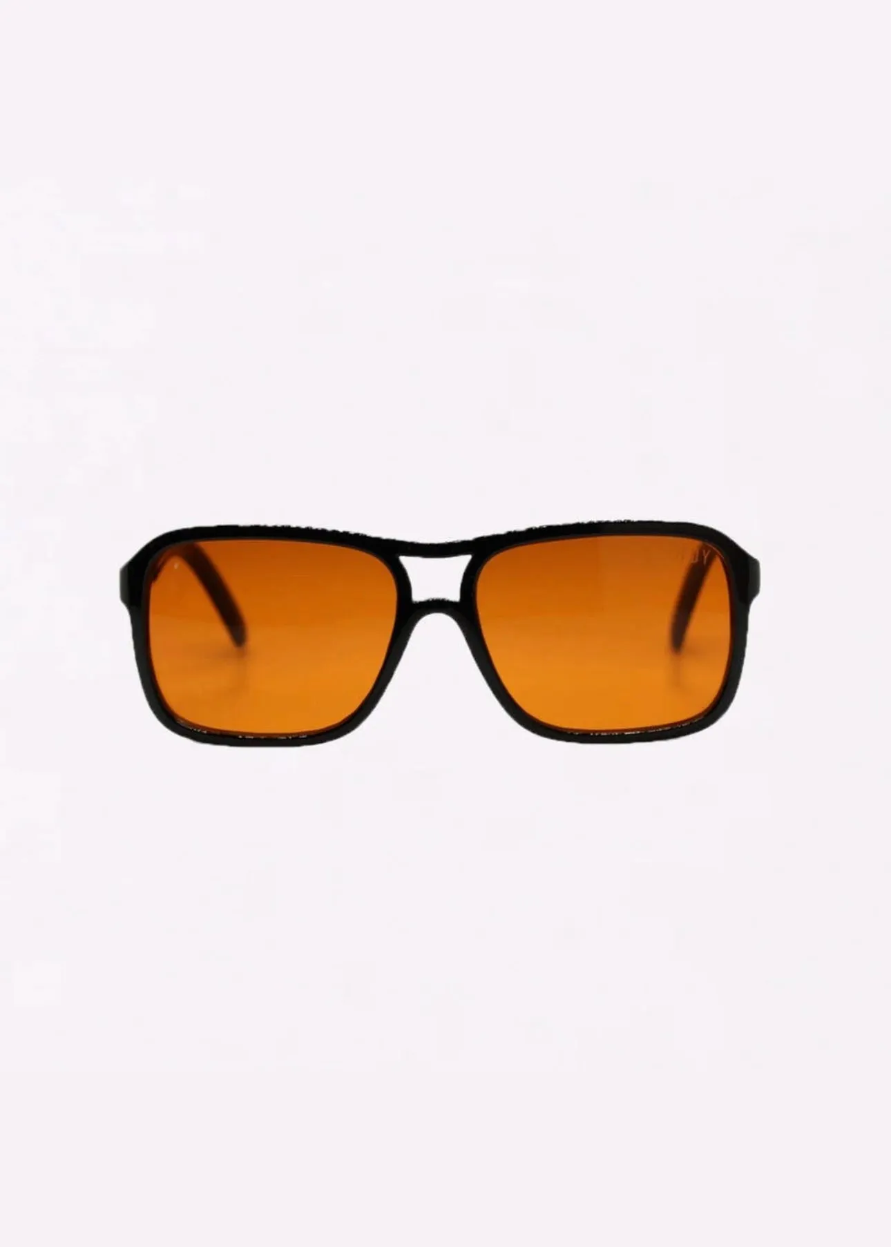 Alfie INDY Vintage-Inspired Orange Sunglasses