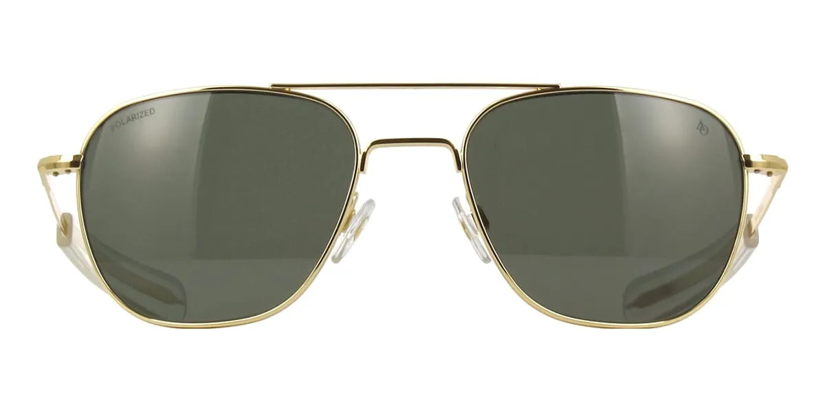 American Optical Original Pilot C1 BT CL GNG-P Gold 23K Polarised - As Seen On Ryan Gosling & Robbie Williams