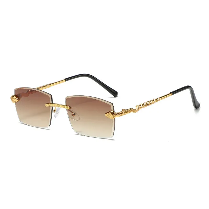 Amphisbaena Rimless Sunglasses