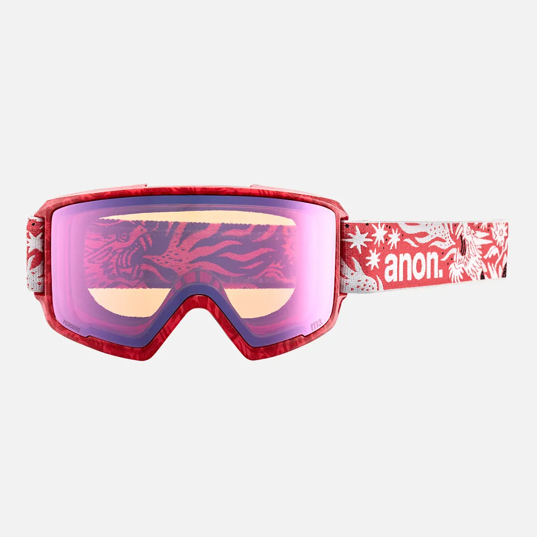 ANON M3 Goggle   MFI Facemask 2024 - Joshua Noom/Perceive Variable Blue