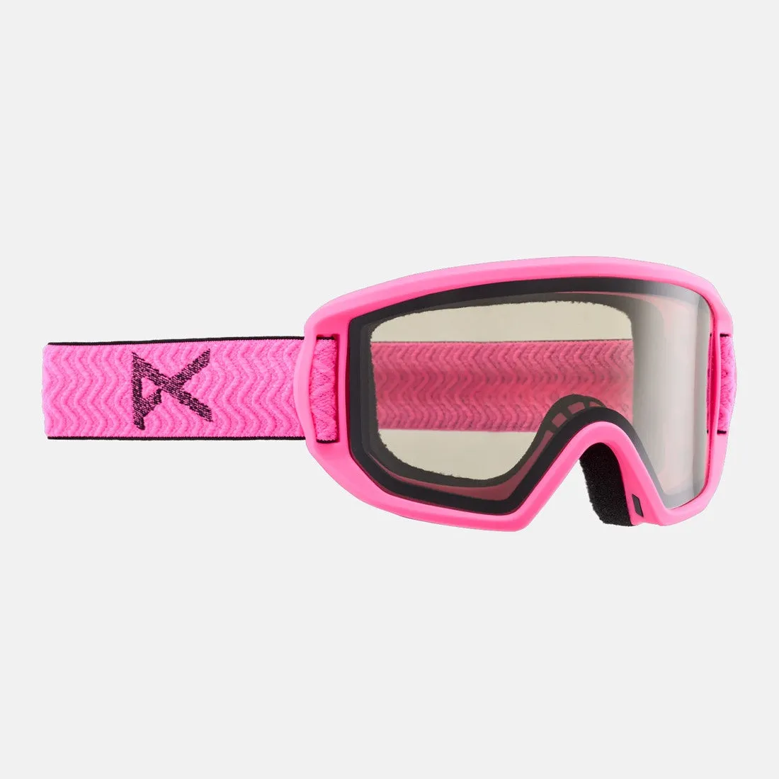 ANON Relapse Jr. Goggle   MFI Facemask 2025 - Pink/Smoke