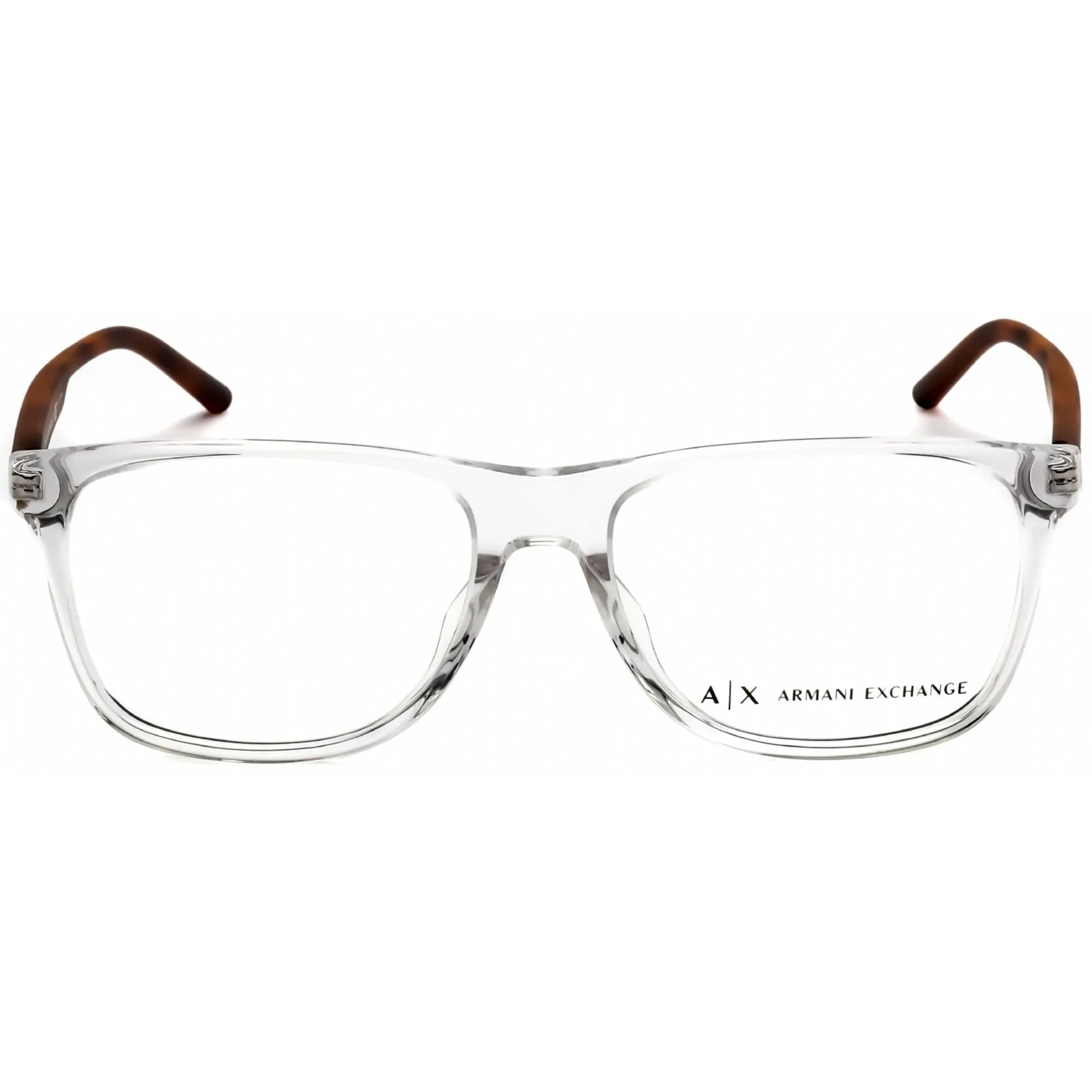 Armani Exchange Unisex Eyeglasses - Rectangular Shape Frame Clear Lens | AX3048F 8235