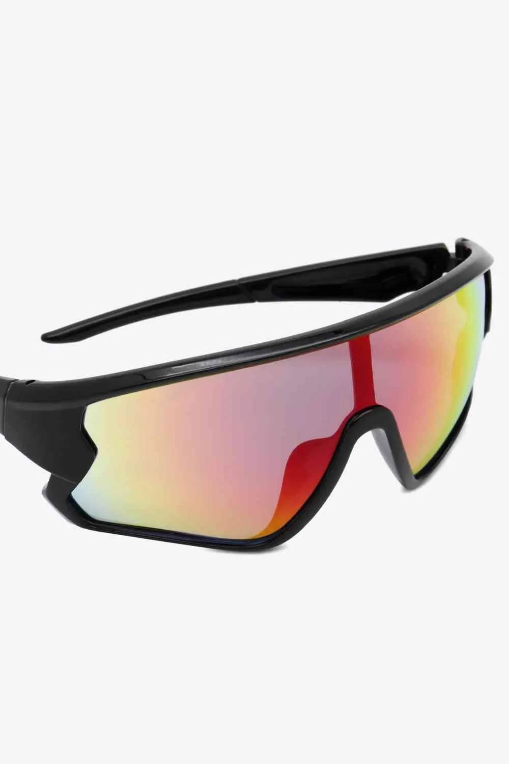 Aviator Polycarbonate Shield Sunglasses