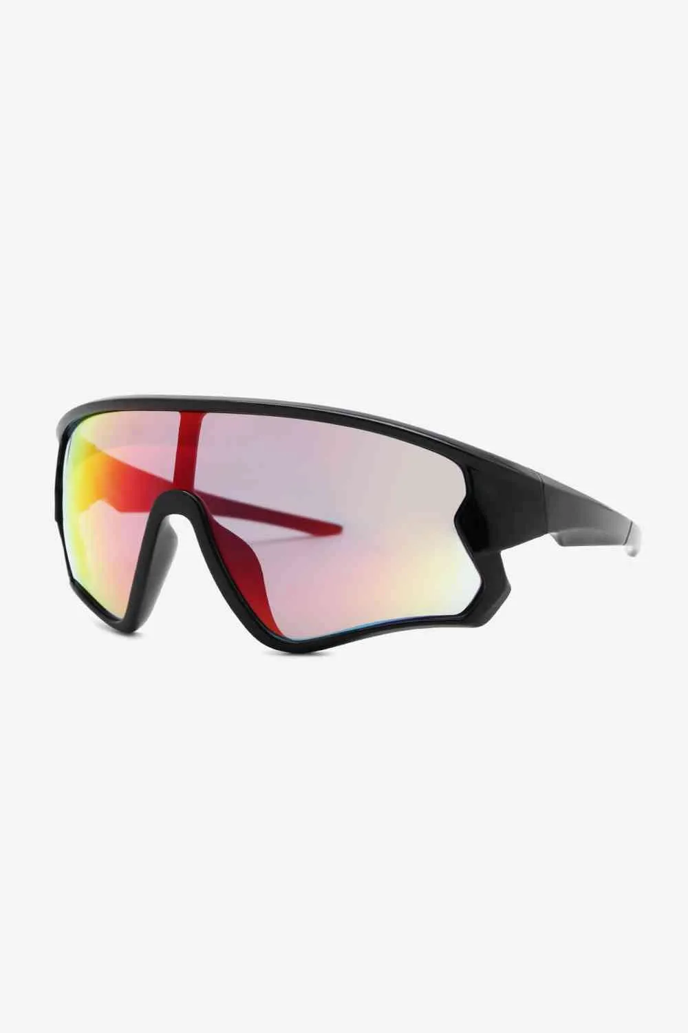 Aviator Polycarbonate Shield Sunglasses