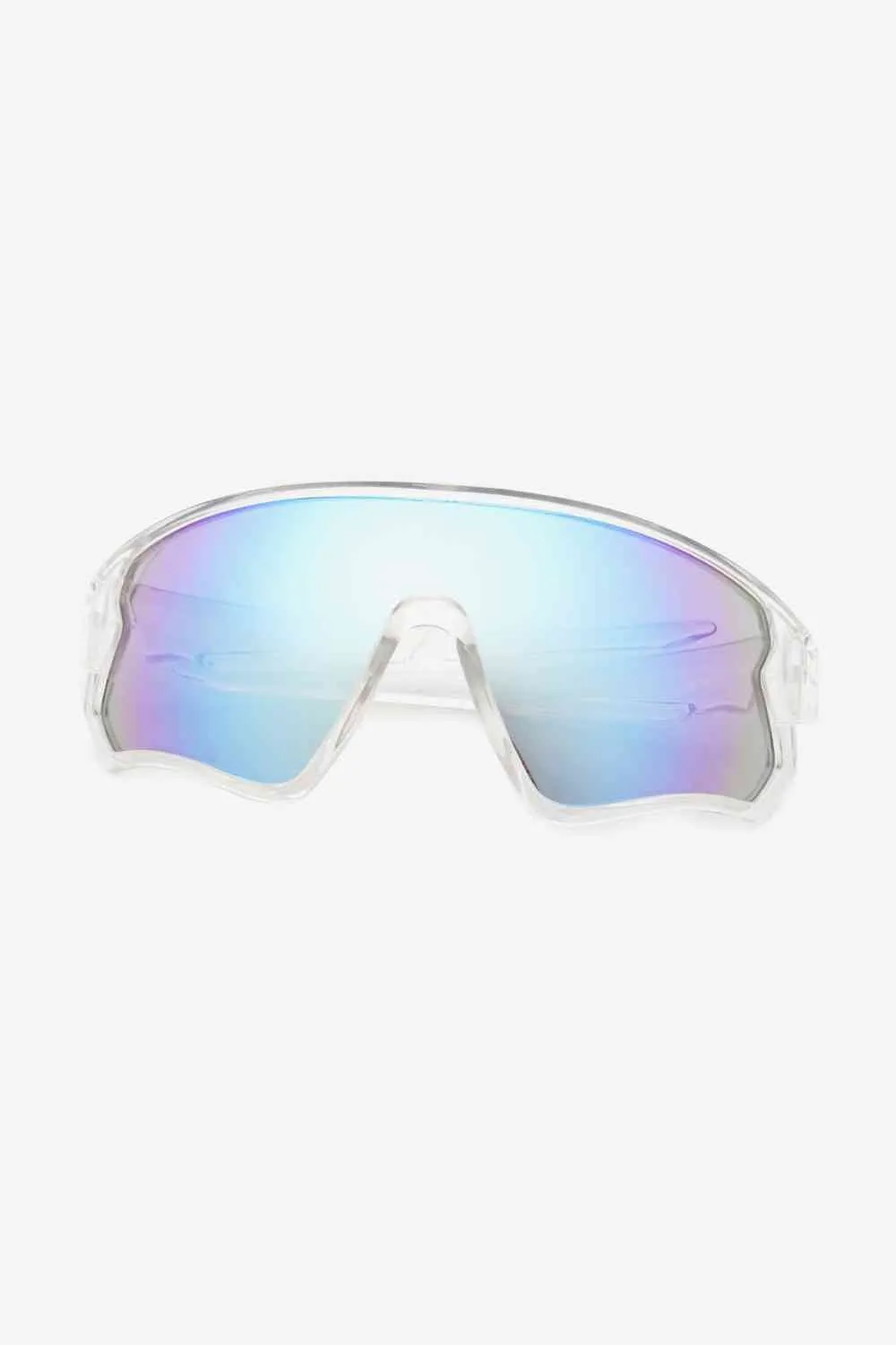 Aviator Polycarbonate Shield Sunglasses