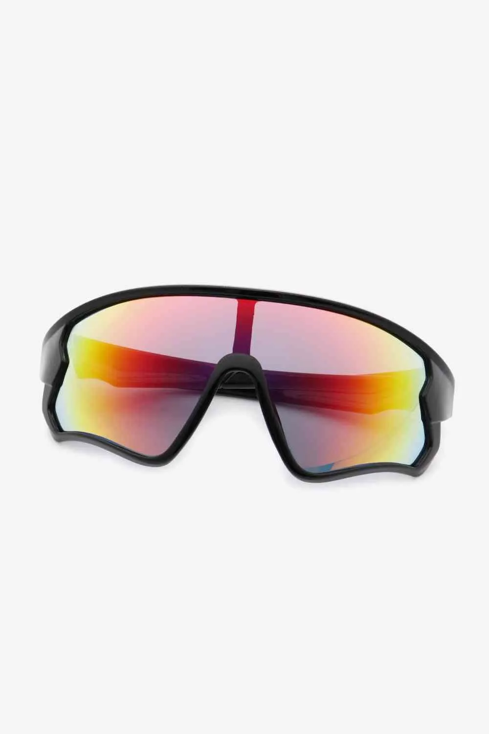 Aviator Polycarbonate Shield Sunglasses