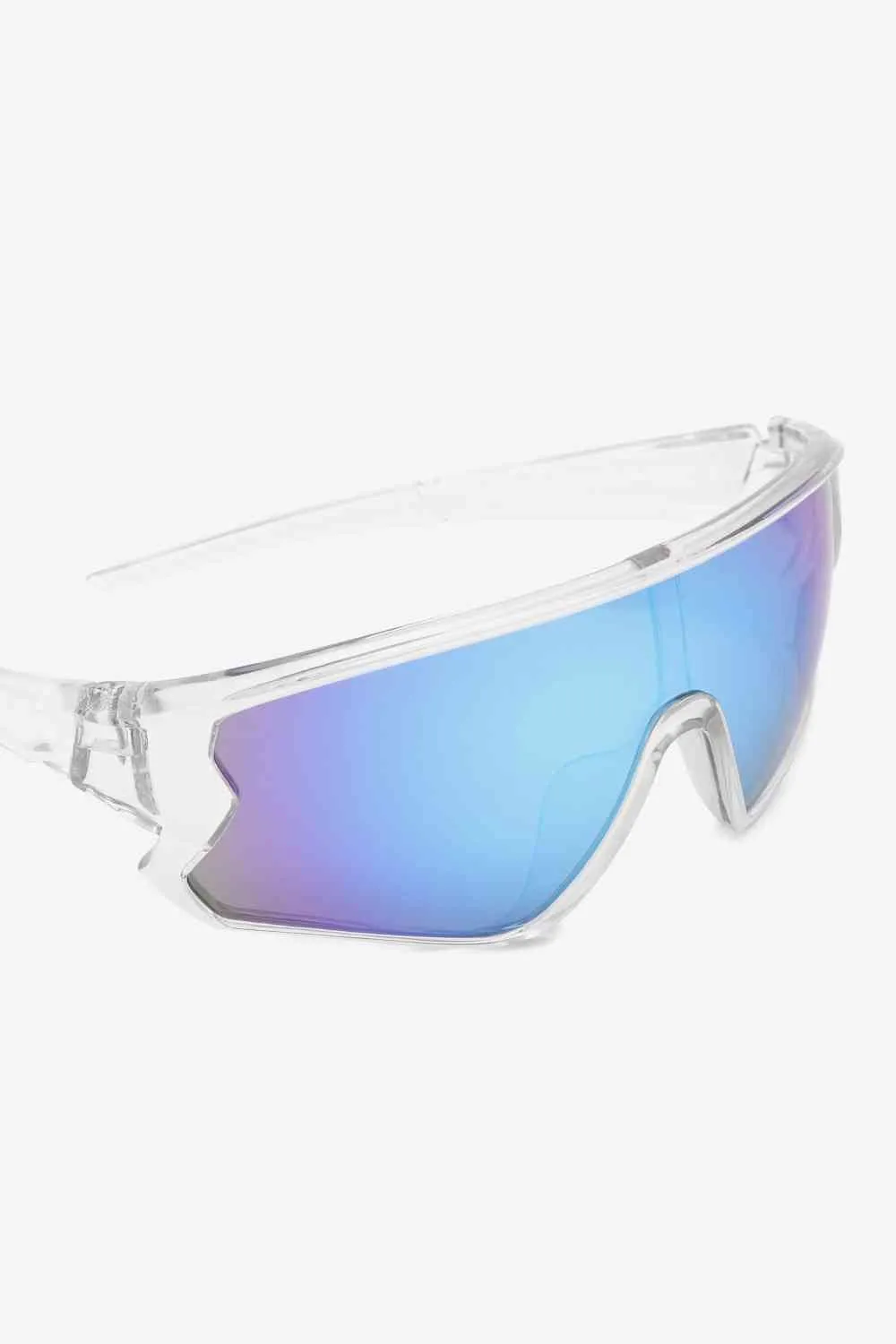 Aviator Polycarbonate Shield Sunglasses