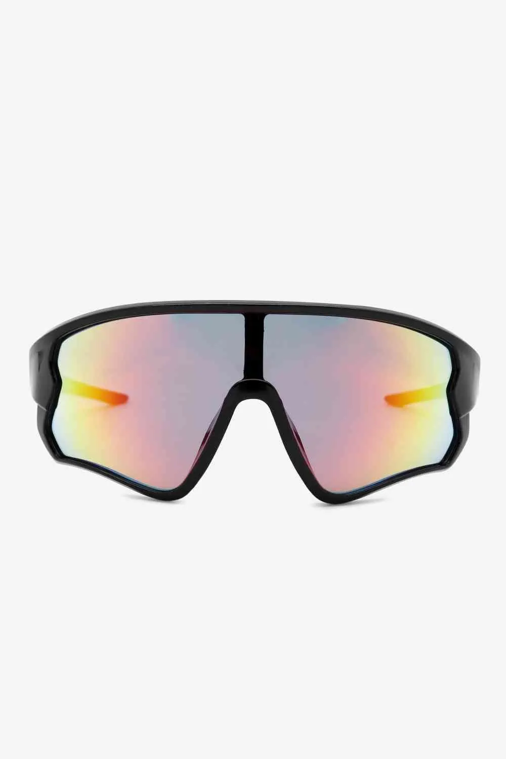 Aviator Polycarbonate Shield Sunglasses