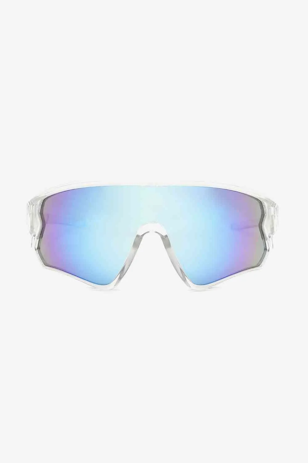 Aviator Polycarbonate Shield Sunglasses