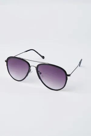 Aviator Sunglasses - Black