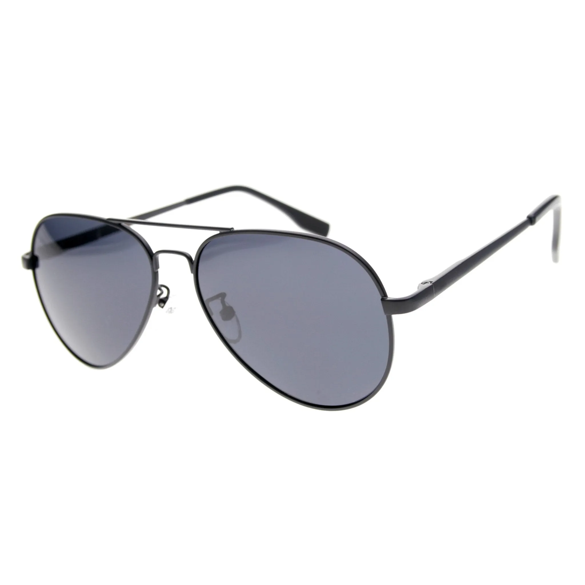 AVRO1038 - Small Polarized Metal Aviator Sunglasses
