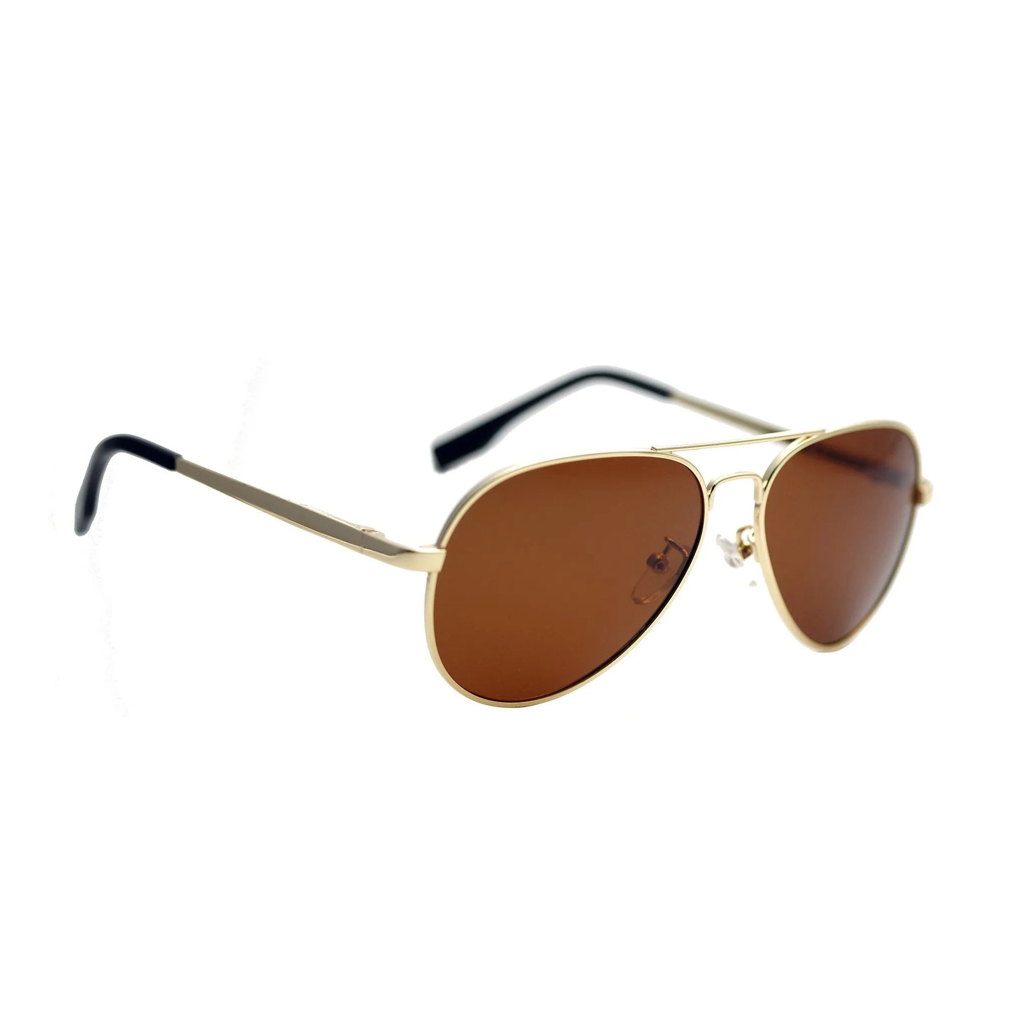 AVRO1038 - Small Polarized Metal Aviator Sunglasses