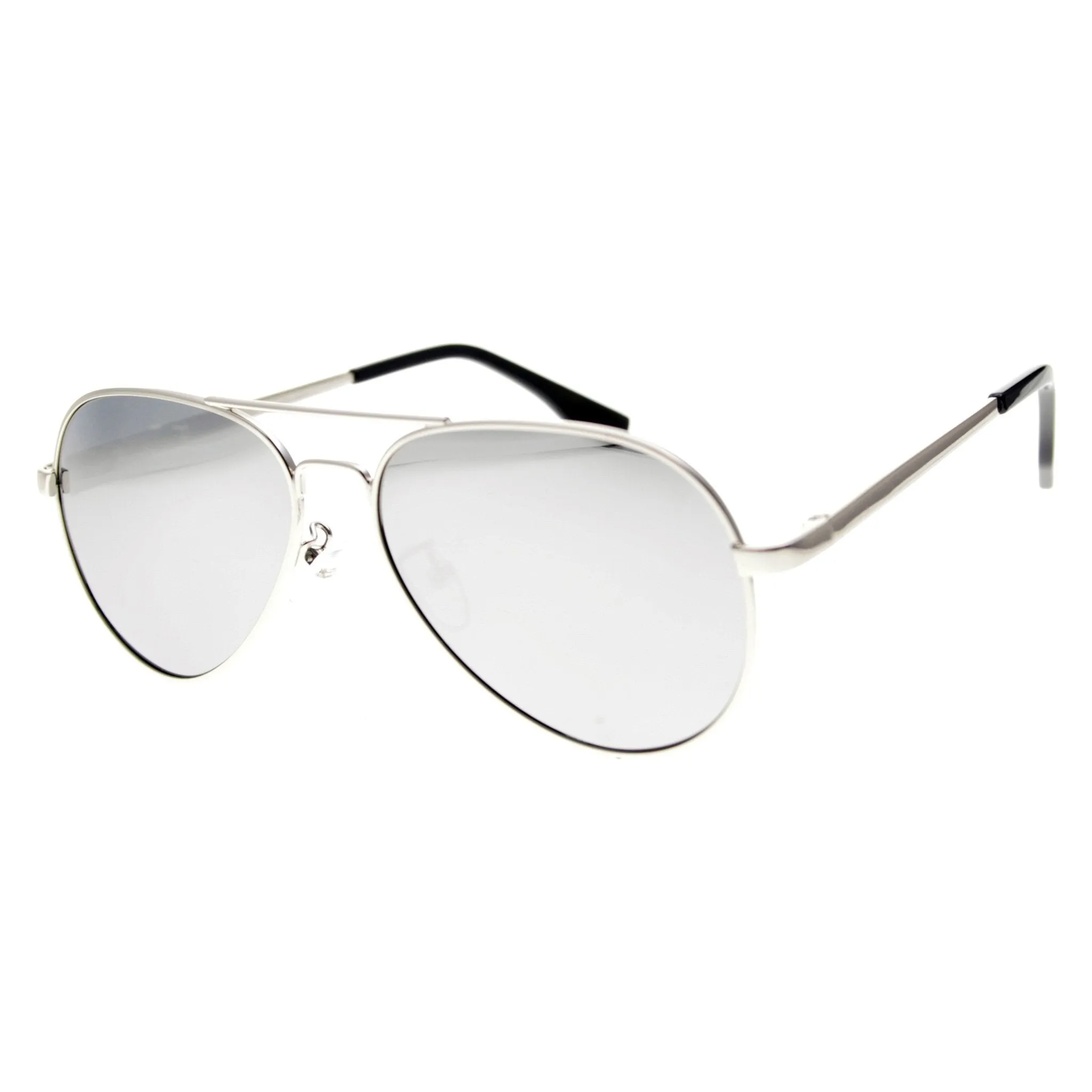 AVRO1038 - Small Polarized Metal Aviator Sunglasses