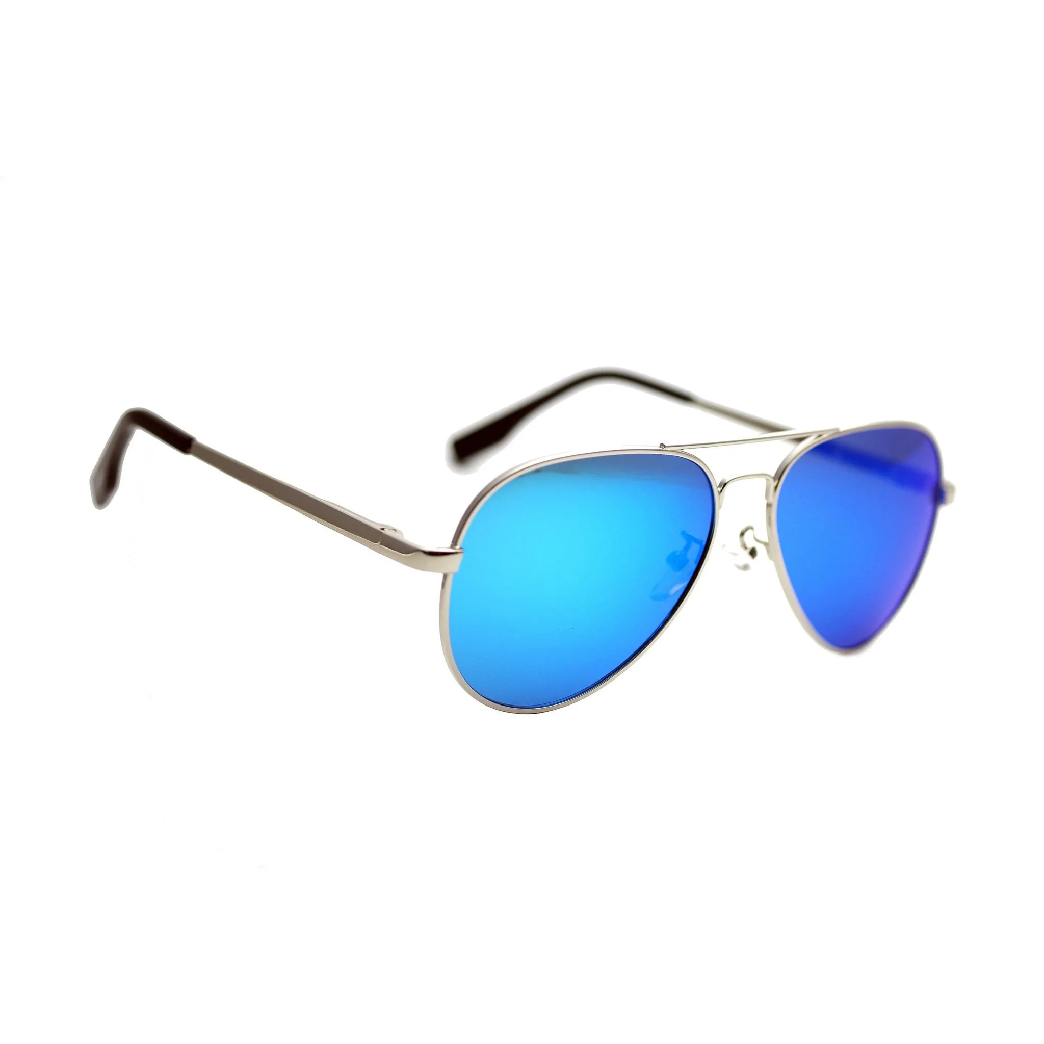 AVRO1038 - Small Polarized Metal Aviator Sunglasses