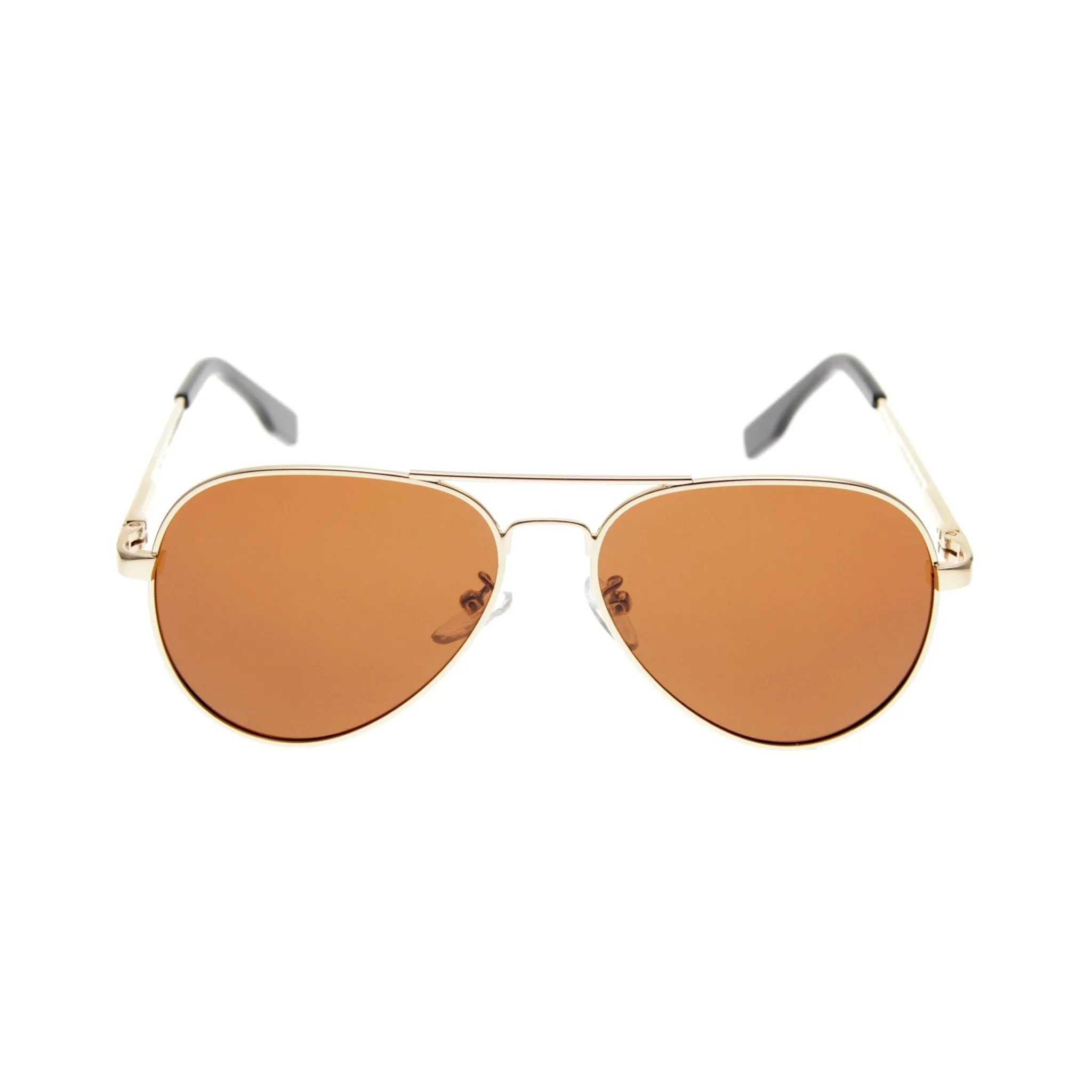 AVRO1038 - Small Polarized Metal Aviator Sunglasses