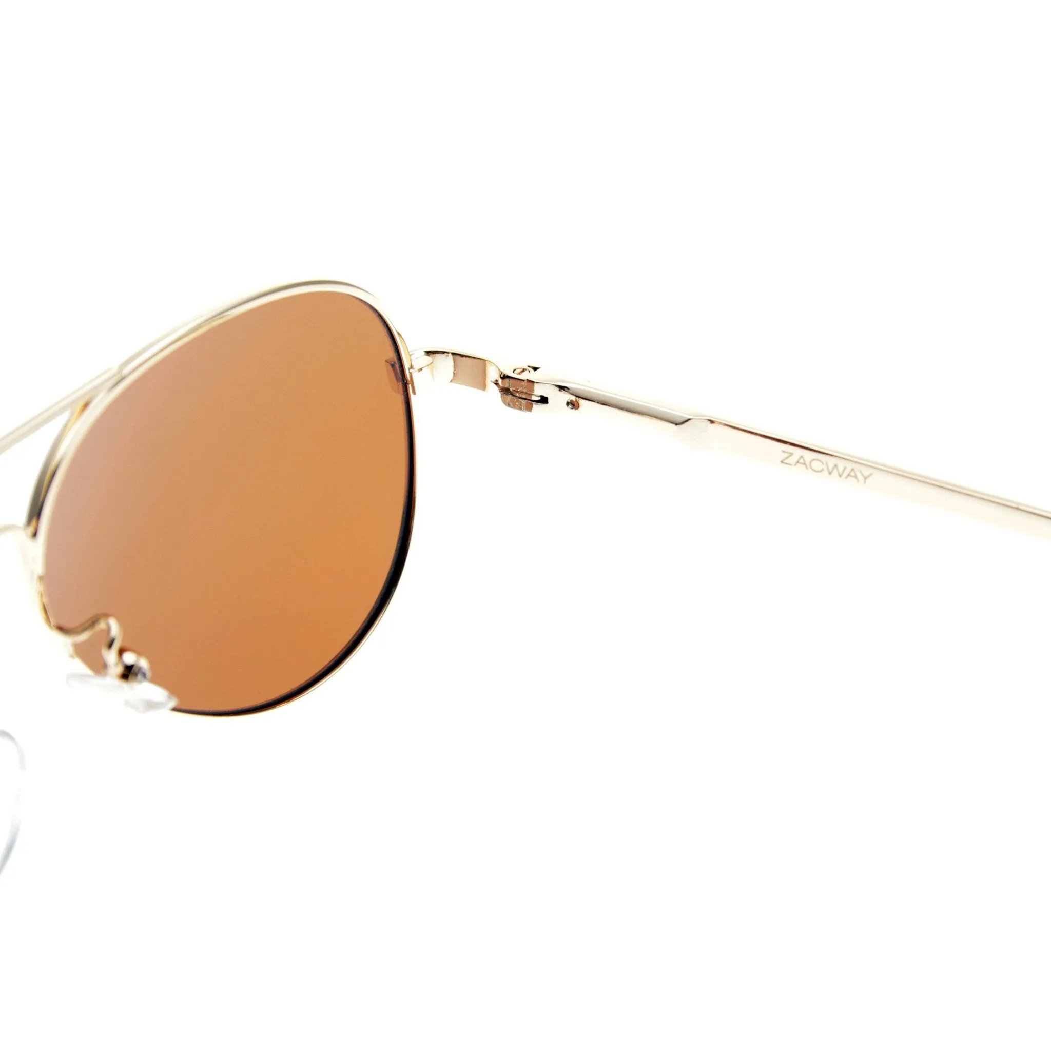 AVRO1038 - Small Polarized Metal Aviator Sunglasses