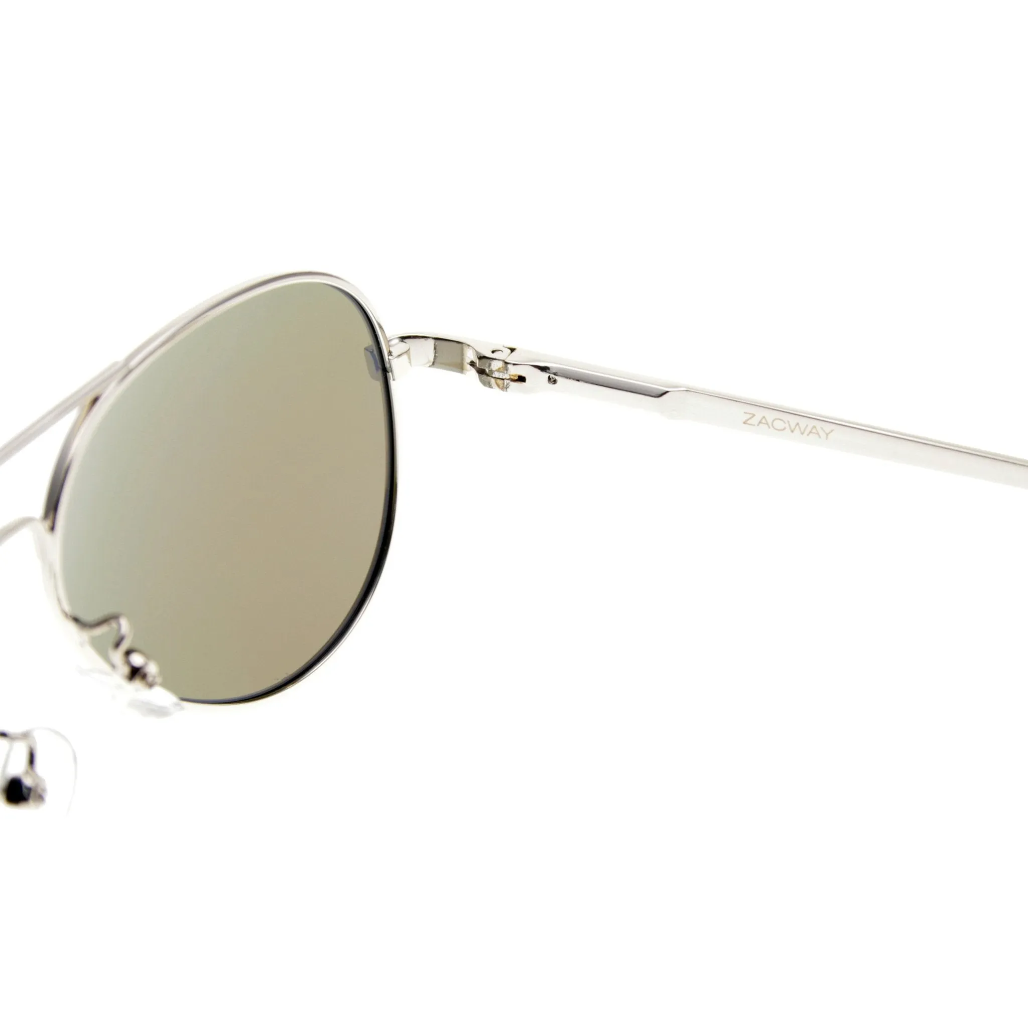 AVRO1038 - Small Polarized Metal Aviator Sunglasses