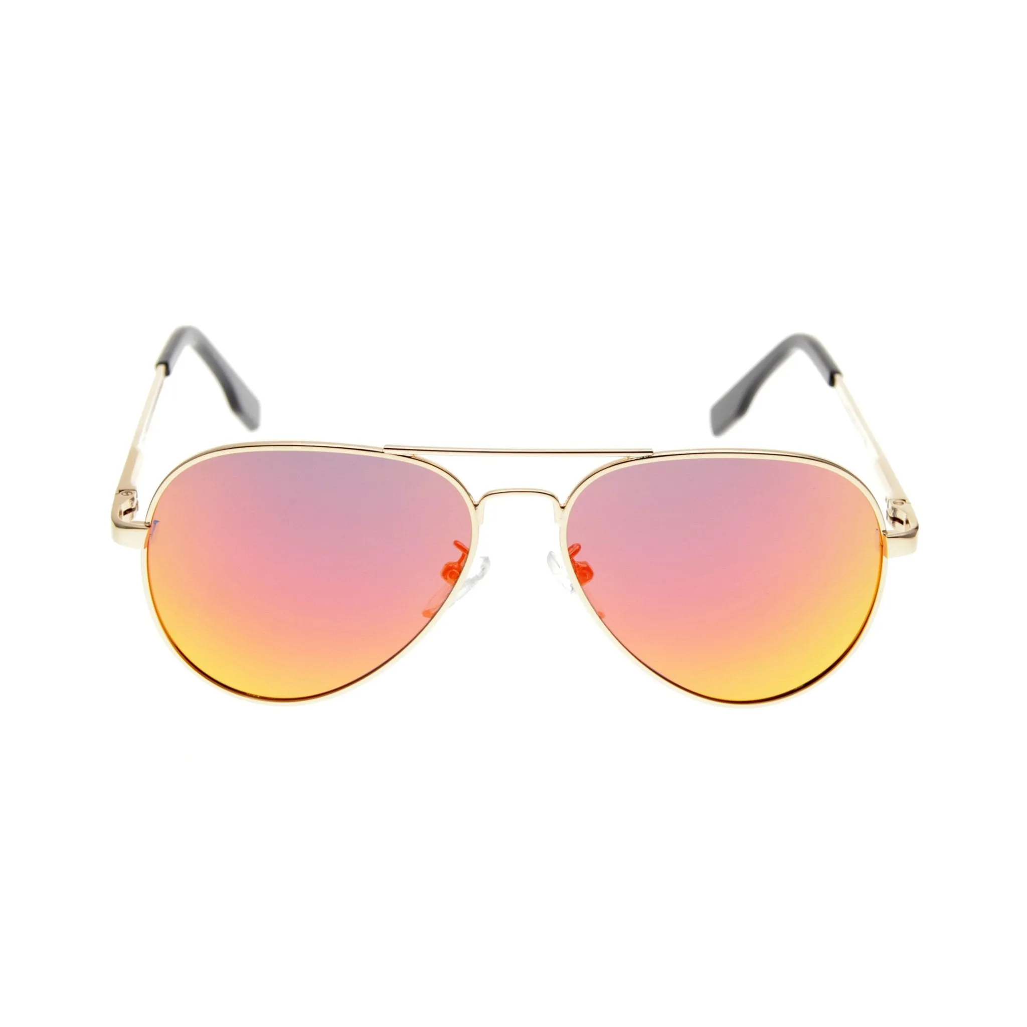 AVRO1038 - Small Polarized Metal Aviator Sunglasses