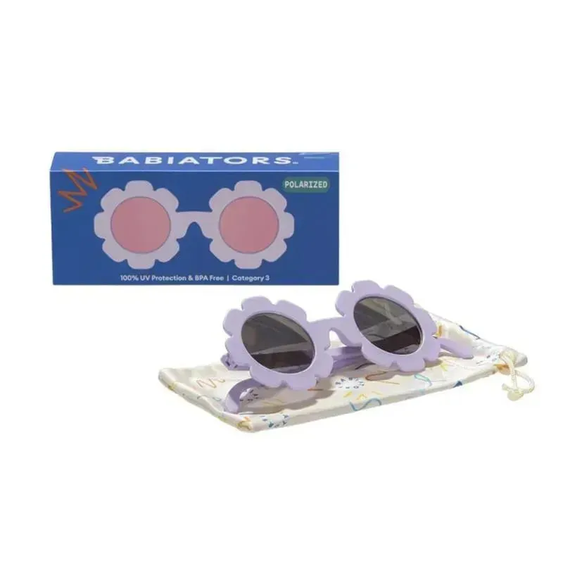 Babiators - Polarised Flower Baby Sunglasses, Irresistible Iris