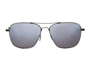Bajio Sunglasses Snipes Black Matte Frame Silver Polycarbonate Lenses