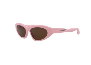 Balenciaga Cat Eye Sunglasses Pink/Brown
