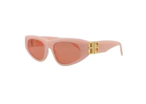 Balenciaga Cat Eye Sunglasses Pink/Gold/Red