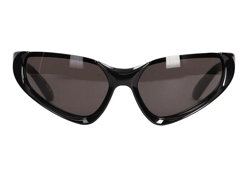 Balenciaga Xpander Rect Sunglasses Black Acrylic