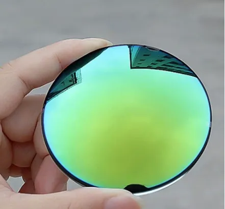 BCLEAR 1.49 Index Progressive Polarized Mirrored Sunglass Lenses Color Mirror Green