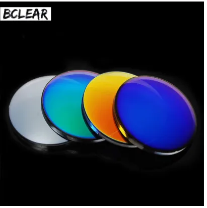 BCLEAR 1.56 Index Mirror Reflective Polarized Myopic Lenses Color Blue