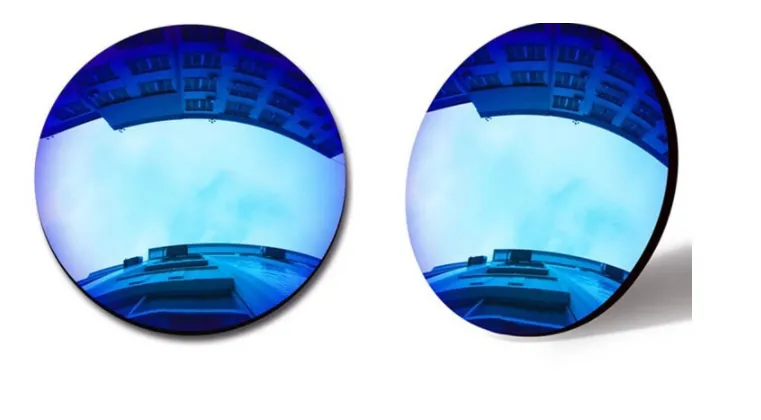 BCLEAR 1.56 Index Mirror Reflective Polarized Myopic Lenses Color Blue