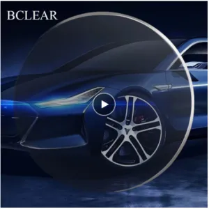 BCLEAR 1.60 Single Vision Aspherical Myopic Anti-Blue Lenses Color Clear
